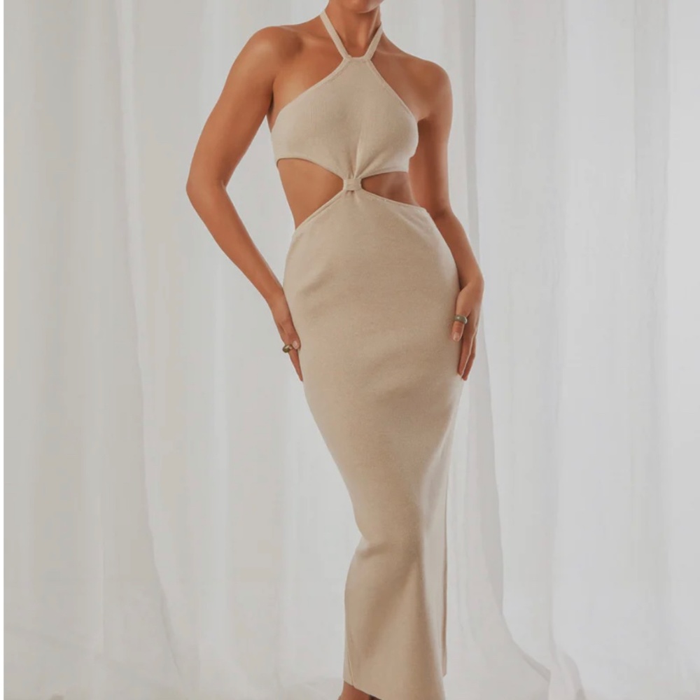 Peppermayo Margeaux Knit Midi Dress NWT